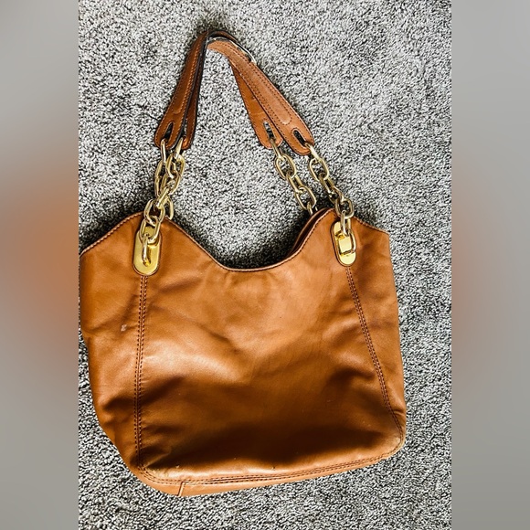 Michael Kors Tan Leather Shoulder Bag - Picture 3 of 3